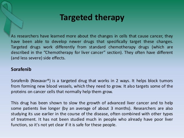 Liver Cancer treatment options