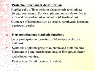 Comprehensive Overview of Liver Function and Diagnostic Tests | PPT