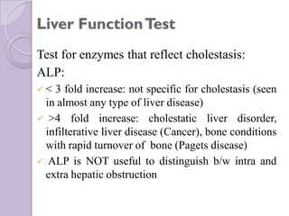 Liver functions, disorders and diagnostic tests - ppt | PDF