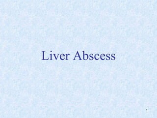 Liver Abscess 
