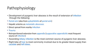 liver abscess with management and classification | PPTX