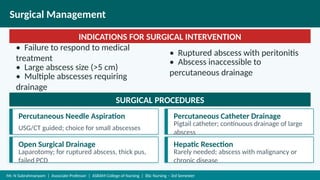 liver abscess ppt for IIIRD semester bsc | PPTX