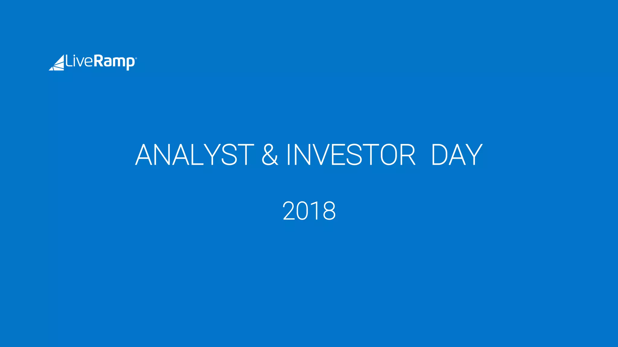 Live ramp analystdaypresotemplate-fina_lv3 | PDF