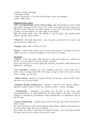 Liver cancer | PDF