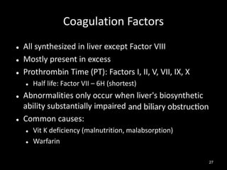 and biliary obstruction
 