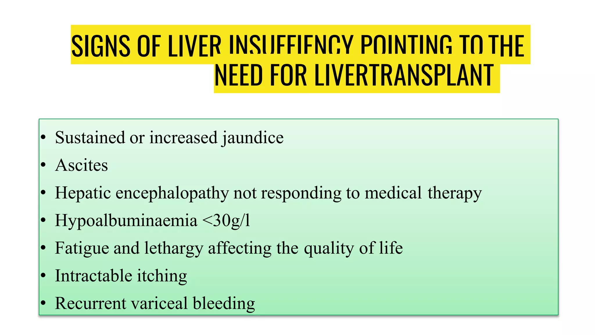 LIVER CIRRHOSIS MANAGEMENT GUIDELINES visual data 8
