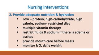 Liver cirrhosis for nursing | PDF