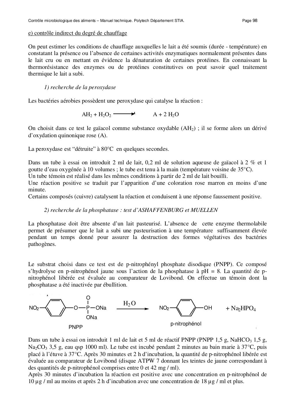 Compte Rendu Tp Analyse Microbiologique Du Lait