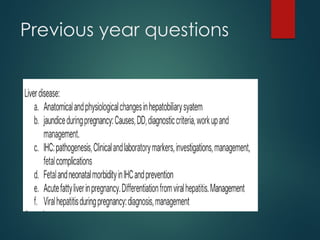 Previous year questions
 