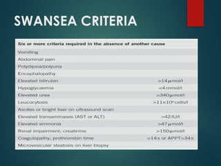 SWANSEA CRITERIA
 
