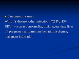 liver failour.both Acute and chronic ppt | PPT