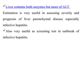 Comprehensive Overview of Liver Function Tests and Their Clinical ...