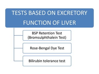 Liver function tests | PPT