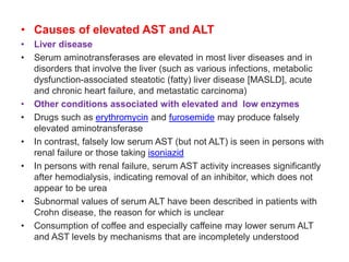 liver function tests interpretation pptx | PPTX