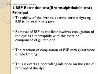 LIVER FUNCTION TESTS and hepaptitis features | PPTX