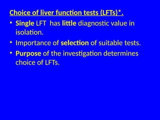 Liver Function Tests and peritoneal fluid examination.pptx