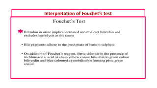Interpretation of Fouchet’s test
 