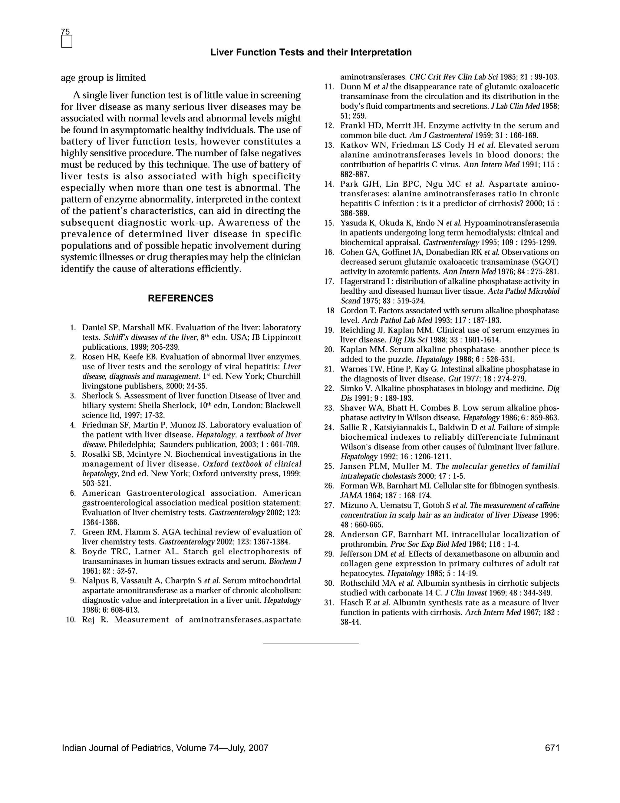 Liver Function Tests And Their Interpretation Pdf Liver Function Tests And Their Interpretation Pdf