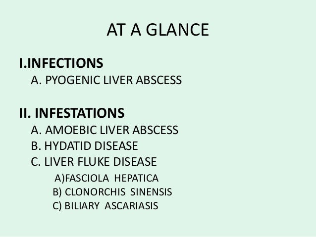 Liver Infections And Infestations