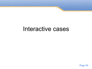 Powerpoint Templates
Page 52
Interactive cases
 