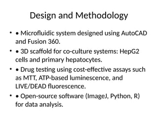 Liver_on_a_chip_Presentation for a conference | PPTX