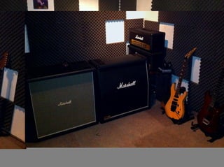 Live room with amps