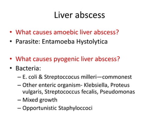 Liver specimen: Hepatocellular carcinoma, liver abscess | PPTX