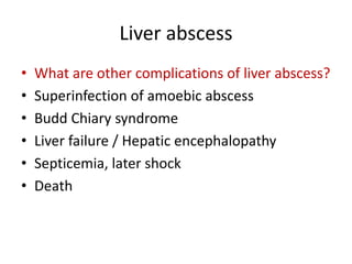 Liver specimen: Hepatocellular carcinoma, liver abscess | PPTX