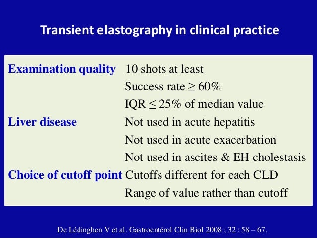 Fibroscan Cap Score Chart