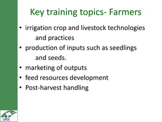 LIVES action-oriented research and capacity development