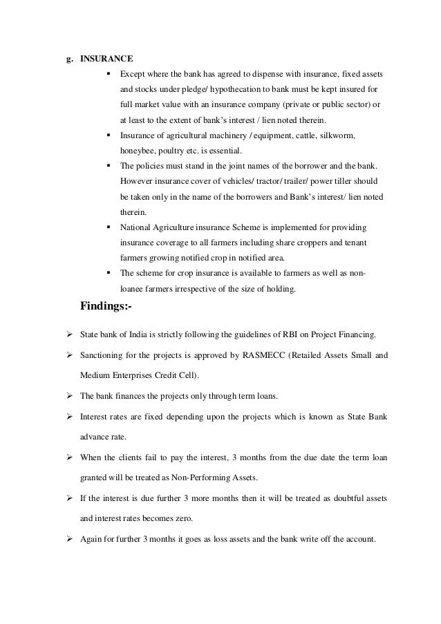 SANCTION OF AGRICULTURE LOAN