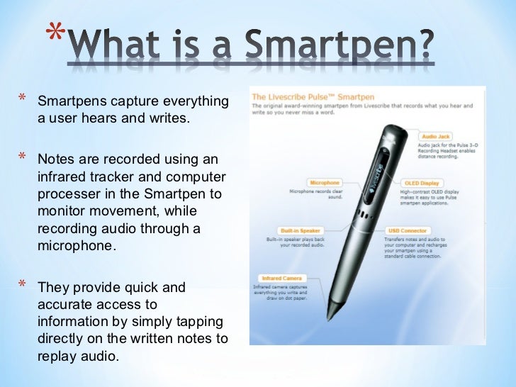 Livescribe smartpen application for educators presentation