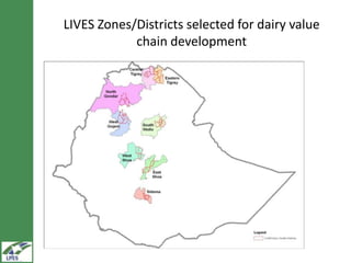 LIVES dairy value chain development: Distinguishing between fluid milk and butter channels  