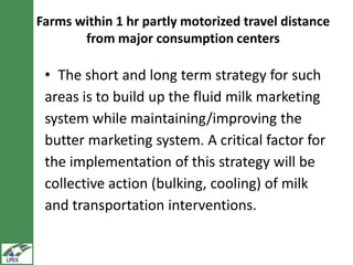 LIVES dairy value chain development: Distinguishing between fluid milk and butter channels  