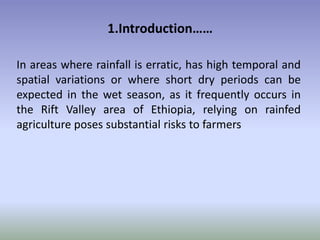 Potential-interventions in smallholder irrigated horticultural crops production value chain development in Ethiopia