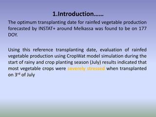 Potential-interventions in smallholder irrigated horticultural crops production value chain development in Ethiopia
