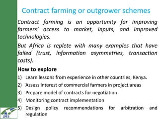 IWMI experiences on potential irrigated value chains development for the LIVES project