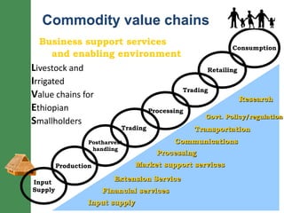 IWMI experiences on potential irrigated value chains development for the LIVES project