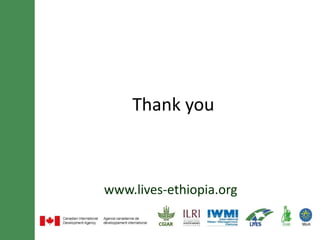 Extension (capacity development, knowledge management and linkages) research in LIVES  