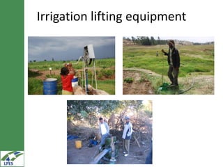 Potential irrigated crop value chain interventions for the LIVES project