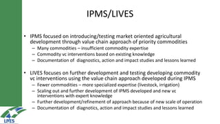 LIVES approach–Planning, implementation, documentation