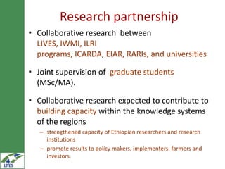 LIVES research framework