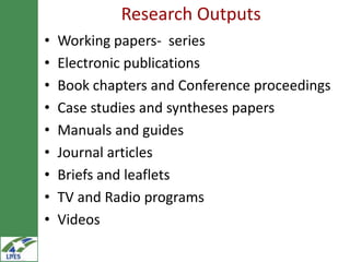 LIVES research framework