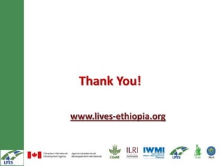 Introduction to Livestock and Irrigation Value chains for Ethiopian Smallholders (LIVES) Project