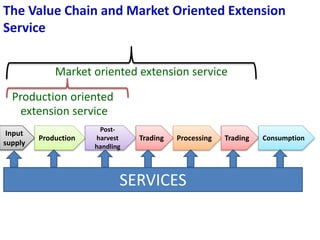 Market-oriented extension service for agricultural transformation in Ethiopia