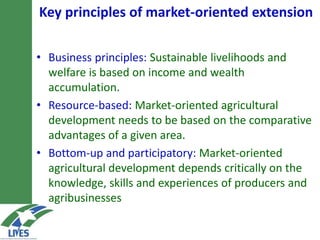 Market-oriented extension service for agricultural transformation in Ethiopia