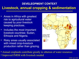 Investment options for integrating water-livestock-crop production in sub-Saharan Africa