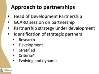 Livestock and Fish - Presentation for Discussion with Donors and Partners - June 2013