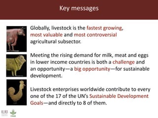 Livestock headwinds:Help or hindrance to sustainable development?
