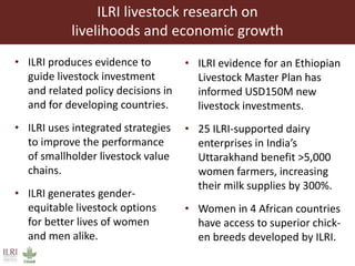 Livestock headwinds:Help or hindrance to sustainable development?